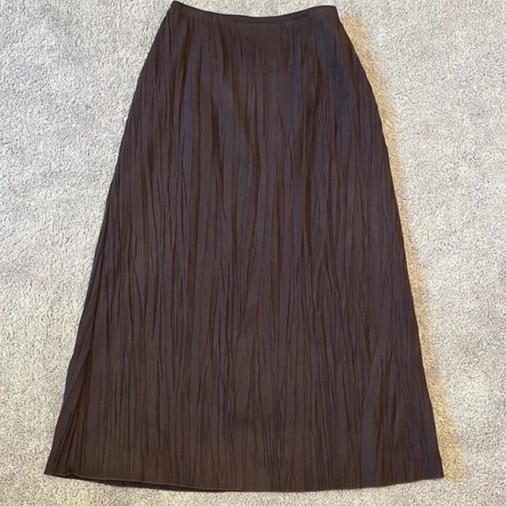 J Jill fall faux suede skirt size 6 petite - Picture 3 of 8
